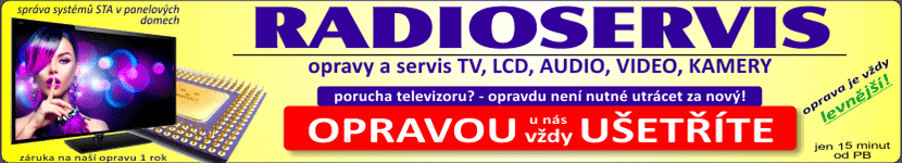 Radioservis - oprava levnější než nová TV