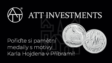 Pořiďte si pamětní medaily s motivy Karla Hojdena v Příbrami!