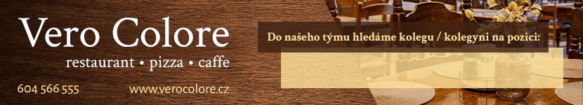 Do našeho týmu hledáme kolegu / kolegyni na pozici:
ČÍŠNÍK / SERVÍRKA, KUCHAŘ / KUCHAŘKA