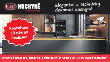 ETD kuchyně
Konzultace, 3D návrhy, Realizace
VYSOKÁ KVALITA, KRÁTKÉ A PŘEDEVŠÍM SPOLEHLIVÉ DODACÍ TERMÍNY