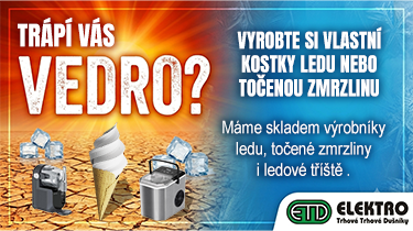 Máme skladem výrobníky ledu, točené zmrzliny i ledové tříště.